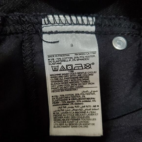 Old Navy Rockstar black Super Skinny Extra High Rise size 8 - Picture 8 of 8